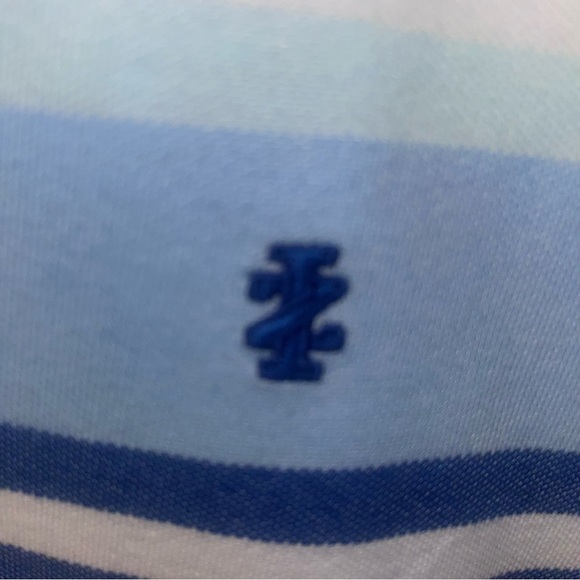 Izod Men's Polo in Light Blue and Navyb1100/ - Picture 5 of 6
